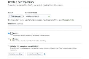 create new github repository