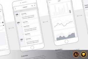 Mobile Wireframe Kit