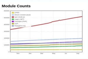 Essential JavaScript Libraries Frameworks npm stats