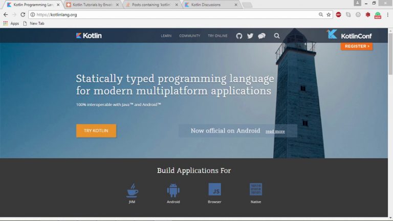 Kotlin website