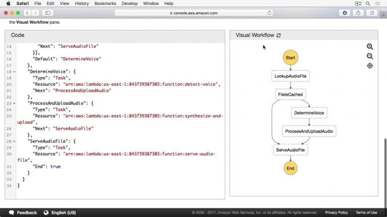 Serverless workflow