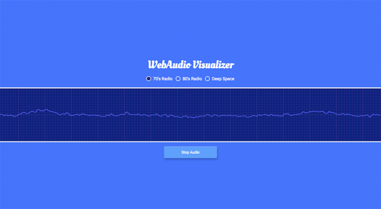 intro audio visualizer