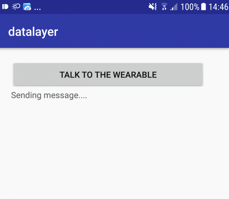 wearabe data layer message api