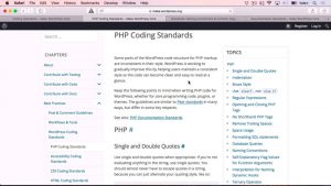 PHP Coding Standards