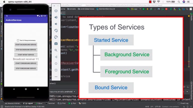 Kotlin Android Services