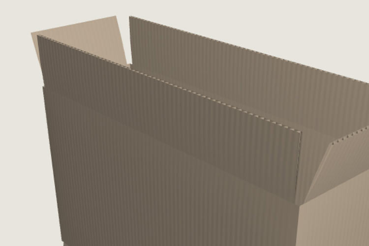 Example from How to Code an On-Scroll Folding 3D Cardboard Box Animation with Three.js and GSAP