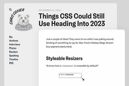 Things CSS Could Still Use Heading Into 2023