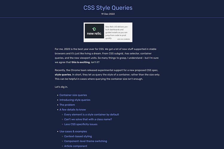 Example from CSS Style Queries