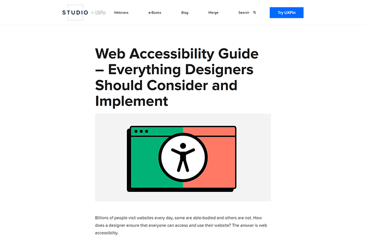 Web Accessibility Guide – Everything Designers Should Consider and Implement