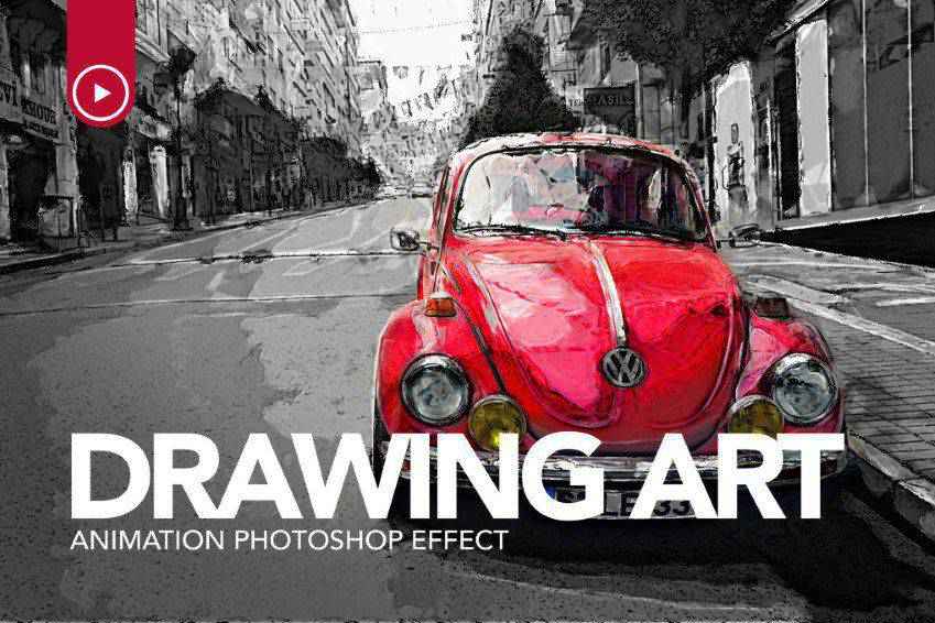 Drawing Art Animation Photoshop Action