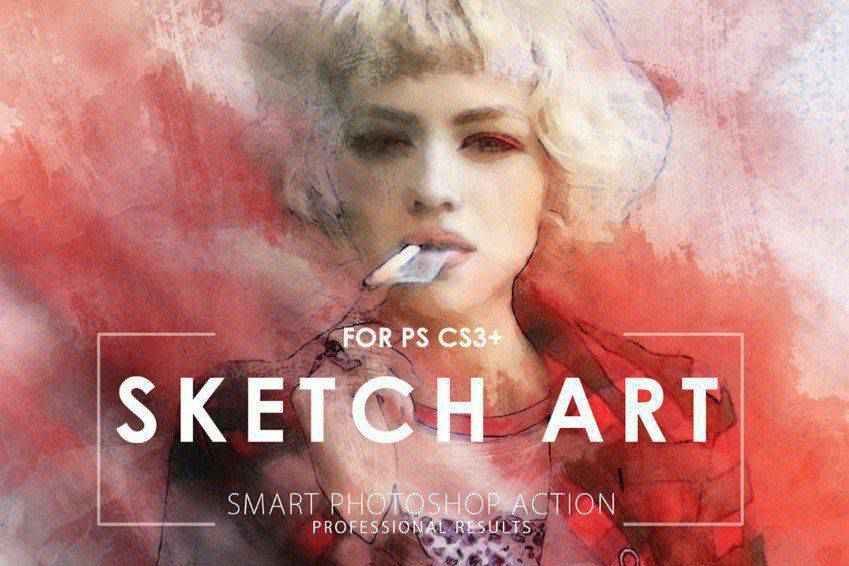 Sketch Art Potoshop Action