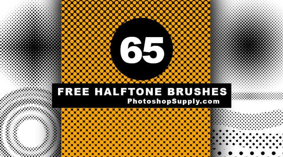 Halftone Brushes for Photoshop Free