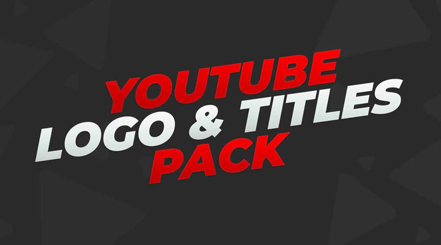 YouTube Title & Logo Template Pack