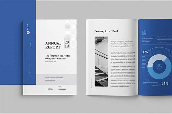 Annual Report InDesign Template