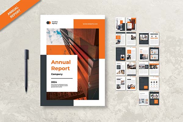 Annual Report InDesign Template