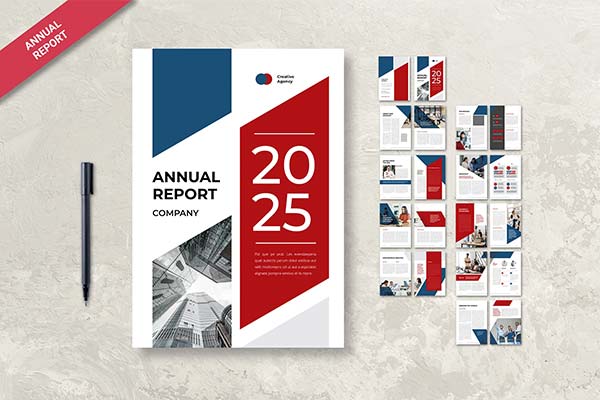 Annual Report InDesign Template