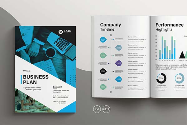 Business Plan InDesign Template