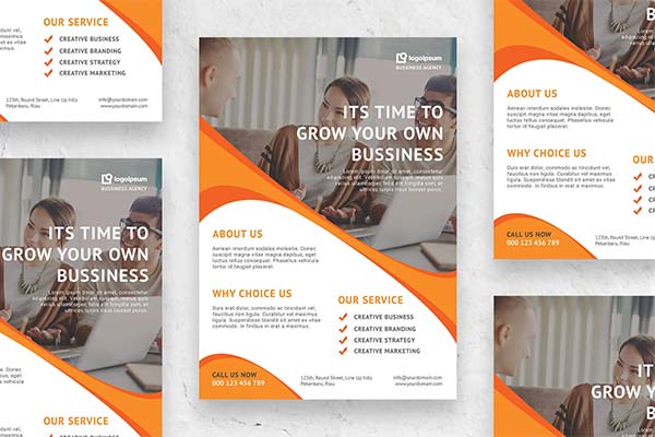 Business Plan - Poster Photoshop Template