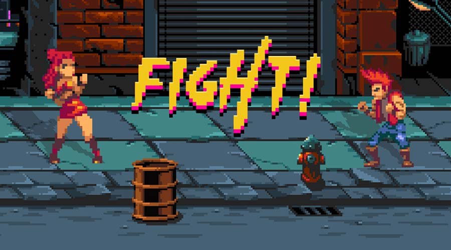 Fight! Free Pixel Font