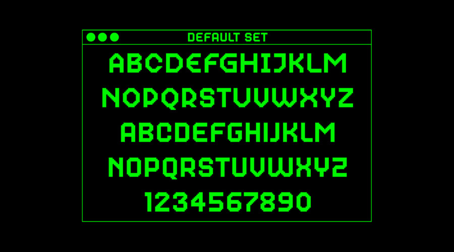 MultiType Pixel Font