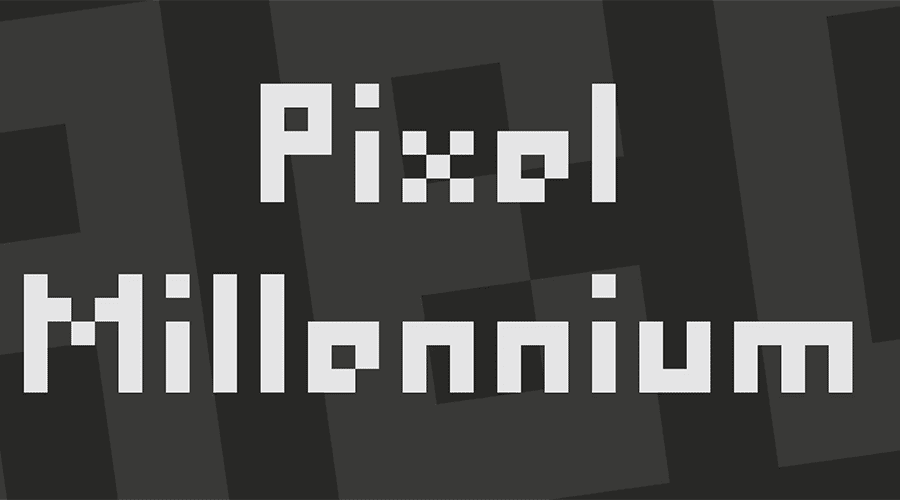 Pixel Millennium Font