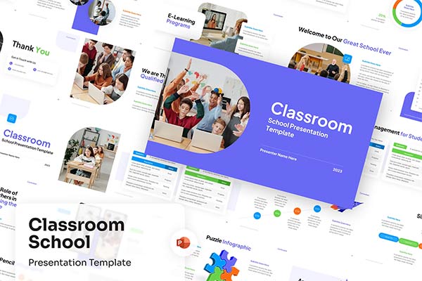 Classroom School PowerPoint Template