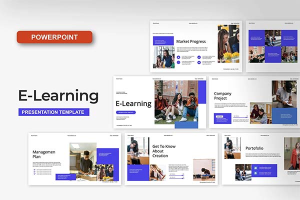 E-Learning PowerPoint Template