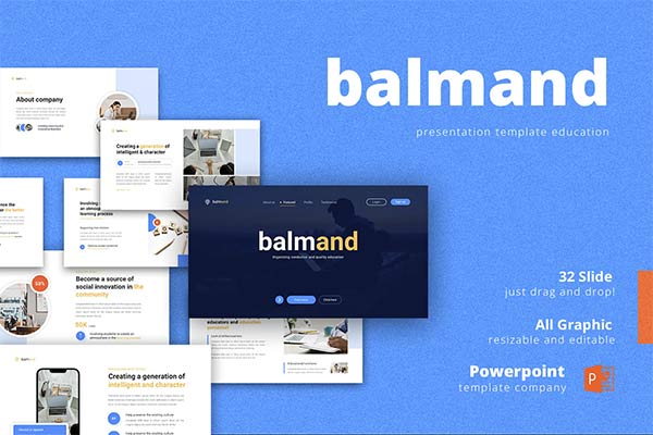 Balmand – Education & Student PowerPoint Template