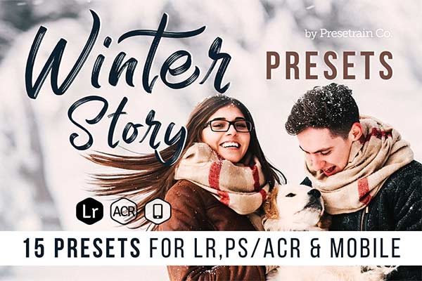 Winter Story Lightroom Presets for Desktop and Mobile