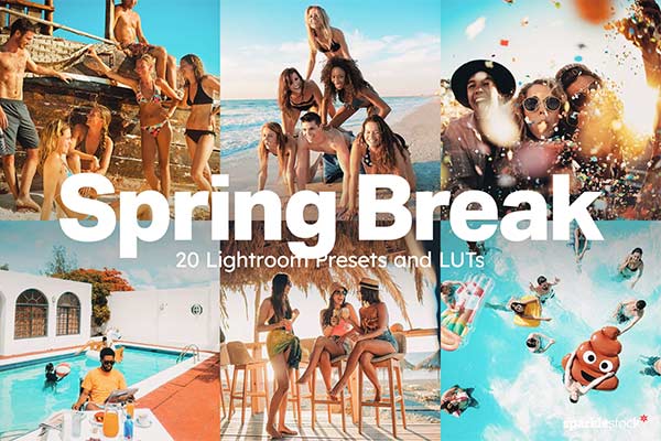 20 Spring Break Lightroom Presets and LUTs