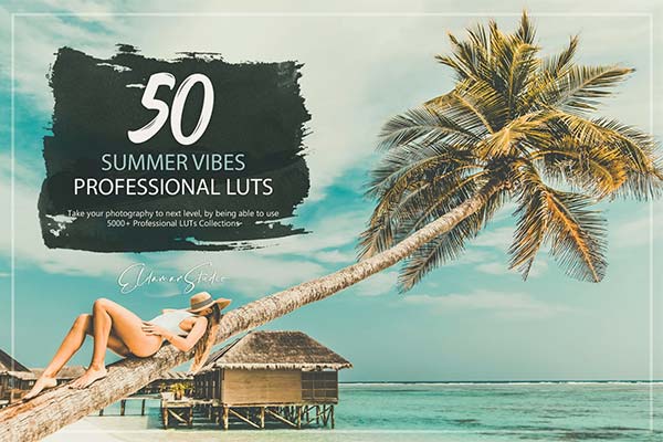 50 Summer Vibes LUTs Pack