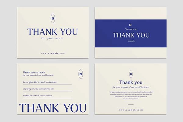 Thank You Card Wedding Template for InDesign