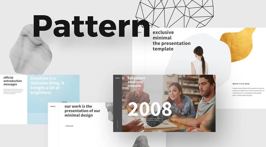 Free Pattern PowerPoint Template