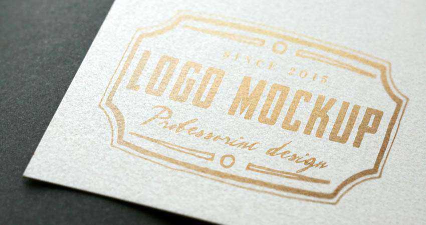 Logo Mockup PSD Templates Photoshop PSD Free