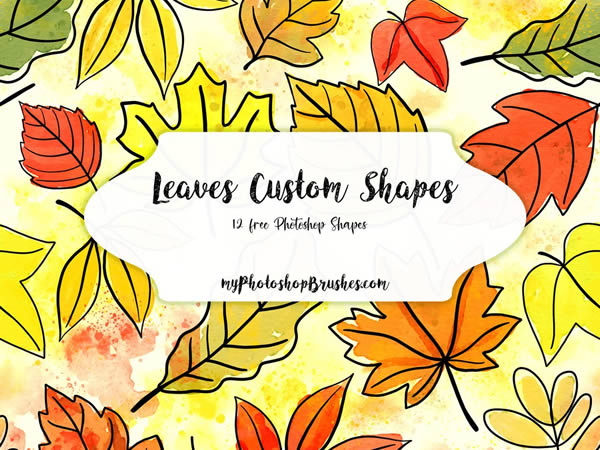 Leaves Custom Shapes Free CSH