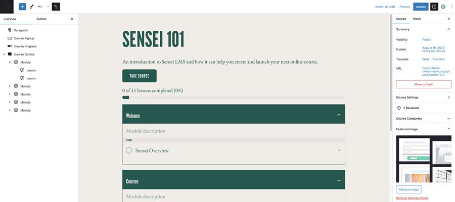 Sensei LMS AI WordPress Plugin